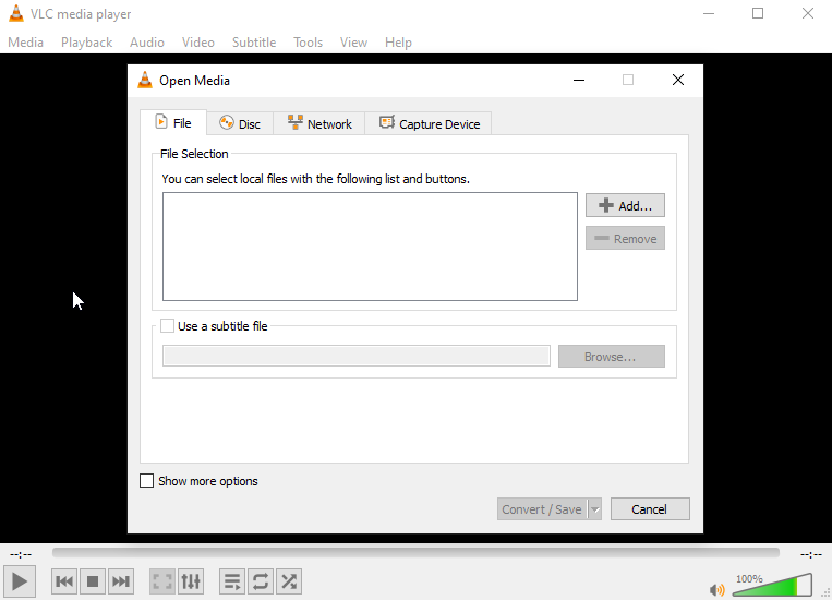 Convert WMV to MP4 using VLC Media Player step 3